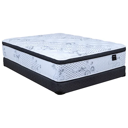 Queen Firm Hybrid Pillow Top Mattress and HMI True Flex 17 Foundation